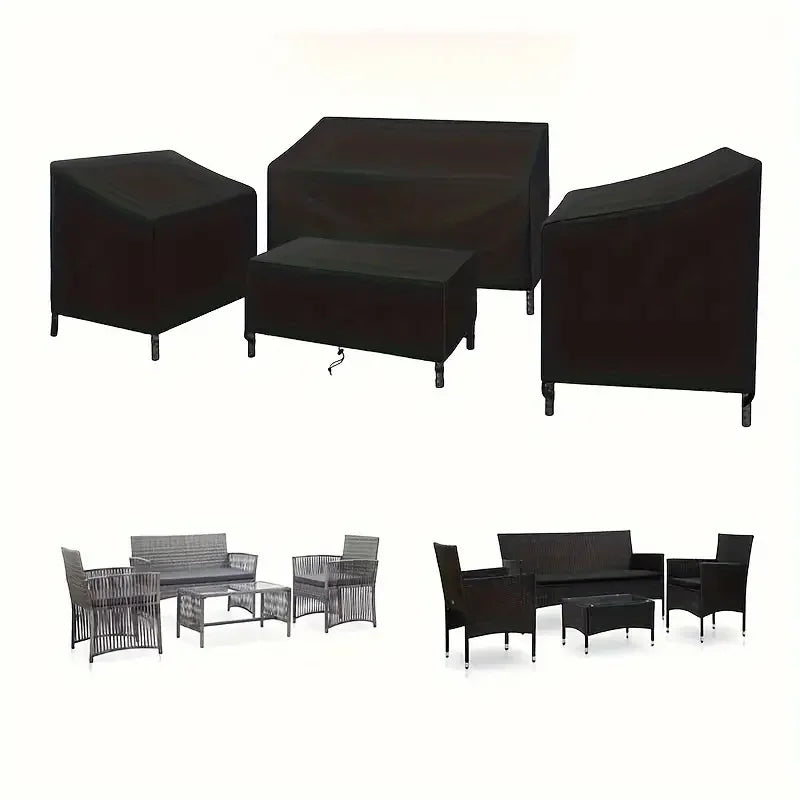 Heavy-Duty Outdoor Patio Furniture Cover Set