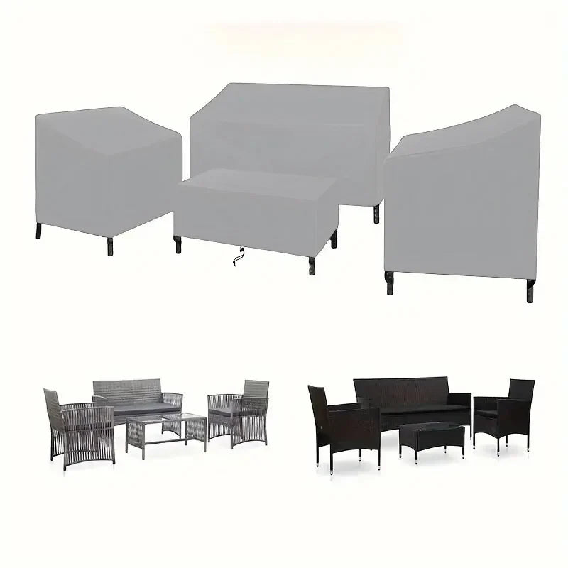 Heavy-Duty Outdoor Patio Furniture Cover Set